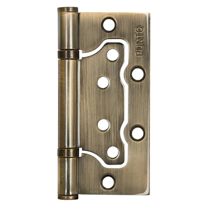 Петля универсальная Punto 200-2B AB, 100x2.5 мм, без врезки, цвет бронза, 2 шт.