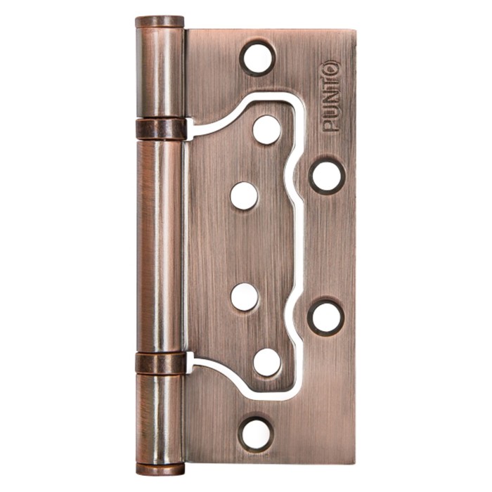 Петля универсальная Punto 200-2B AC, 100x2.5 мм, без врезки, цвет медь, 2 шт.