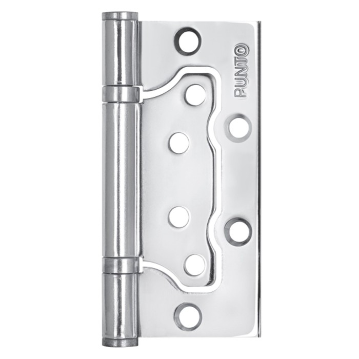 Петля универсальная Punto 200-2B CP, 100x2.5 мм, без врезки, цвет хром, 2 шт.