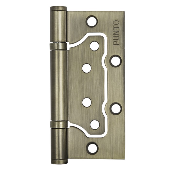 Петля универсальная Punto 200-2B WAB, 100x2.5 мм, без врезки, цвет матовая бронза, 2 шт.