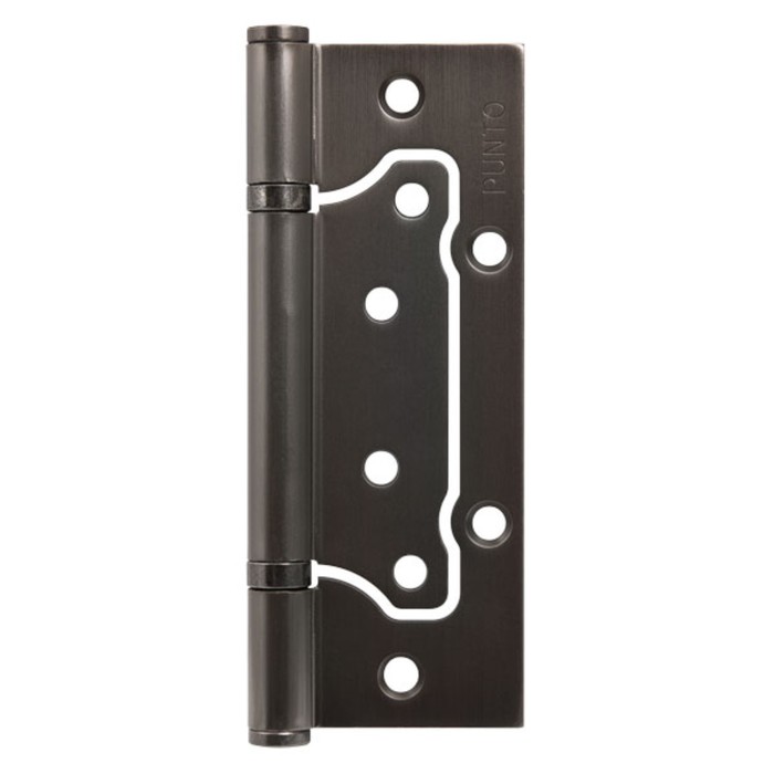 Петля универсальная Punto 200-2B GR, 125x2.5 мм, без врезки, цвет графит, 2 шт.