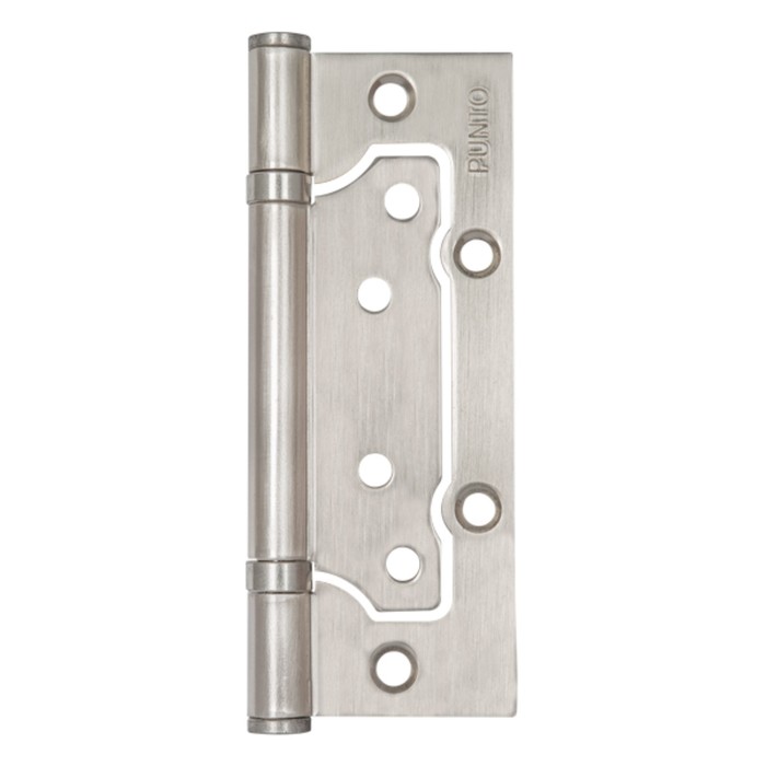 Петля универсальная Punto 200-2B PN, 125x2.5 мм, без врезки, цвет матовый хром, 2 шт.