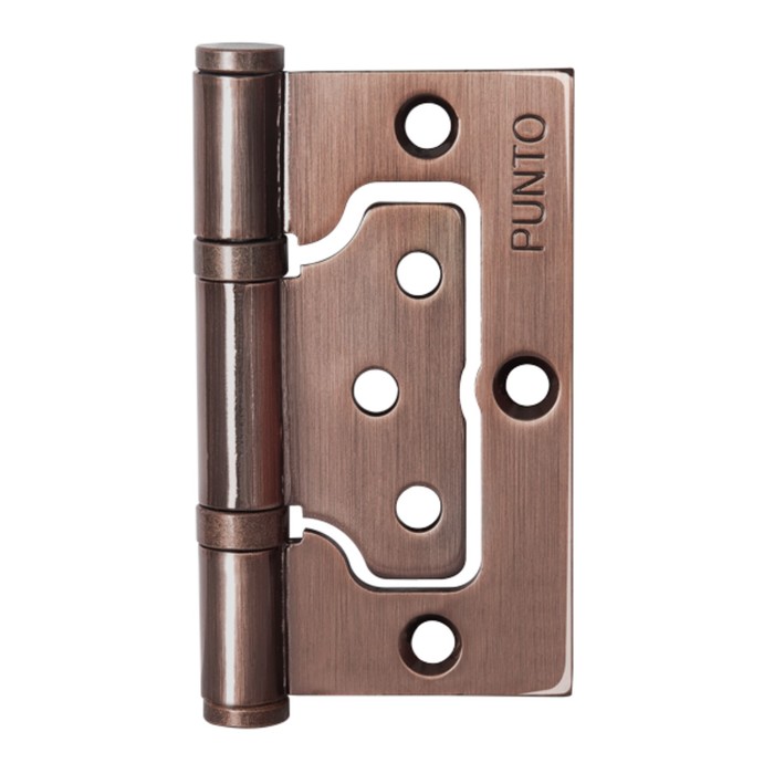 Петля универсальная Punto 200-2B AC, 75x2.5 мм, без врезки, цвет медь, 2 шт.