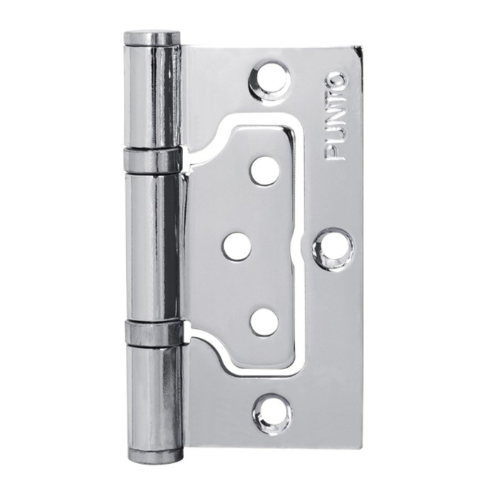 Петля универсальная Punto 200-2B CP, 75x2.5 мм, без врезки, цвет хром, 2 шт.