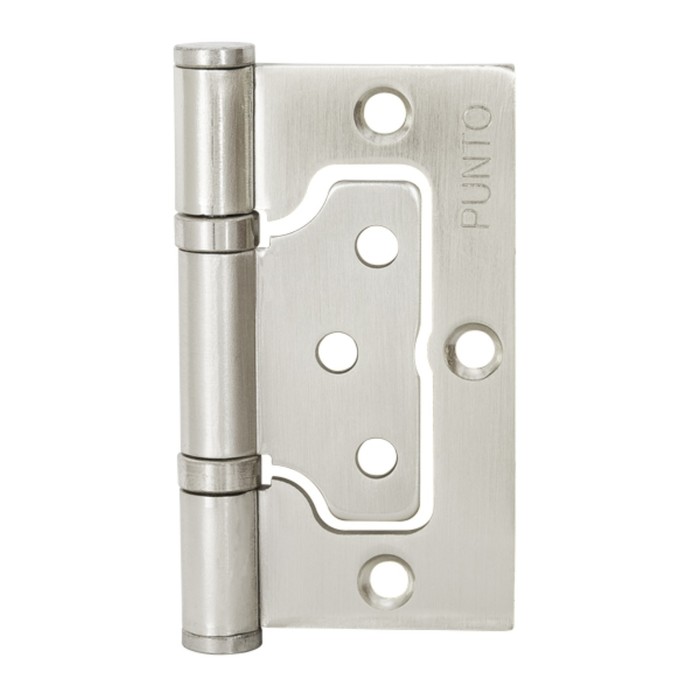 Петля универсальная Punto 200-2B PN, 75x2.5 мм, без врезки, цвет матовый хром, 2 шт.