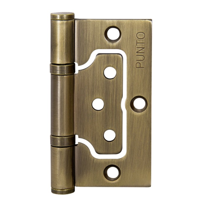 Петля универсальная Punto 200-2B WAB, 75x2.5 мм, без врезки, цвет матовая бронза, 2 шт.