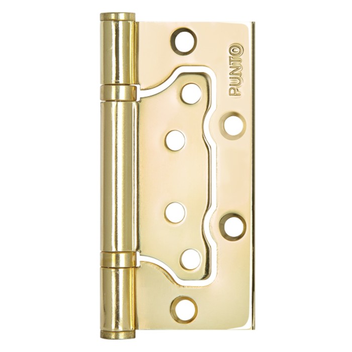 Петля универсальная Punto 200-2B/HD PB, 100x2.5 мм, без врезки, цвет латунь