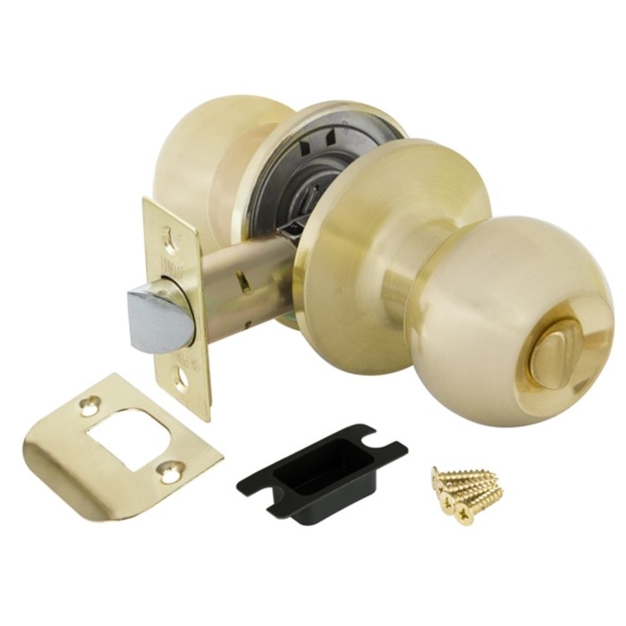 Ручка защелка Punto 6072 SB-B, с фиксатором,цвет матовое золото