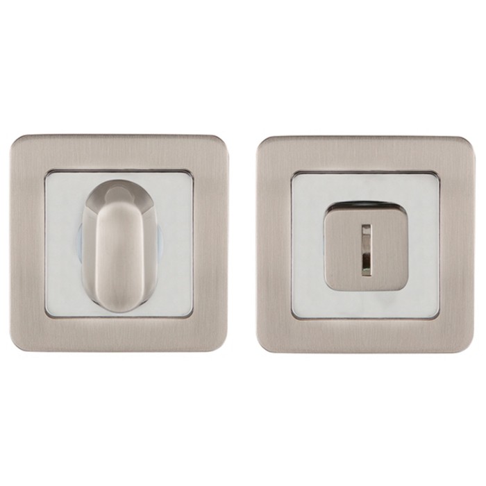 Ручка поворотная Punto BK6 QR SN/CP-3, цвет матовый хром/хром