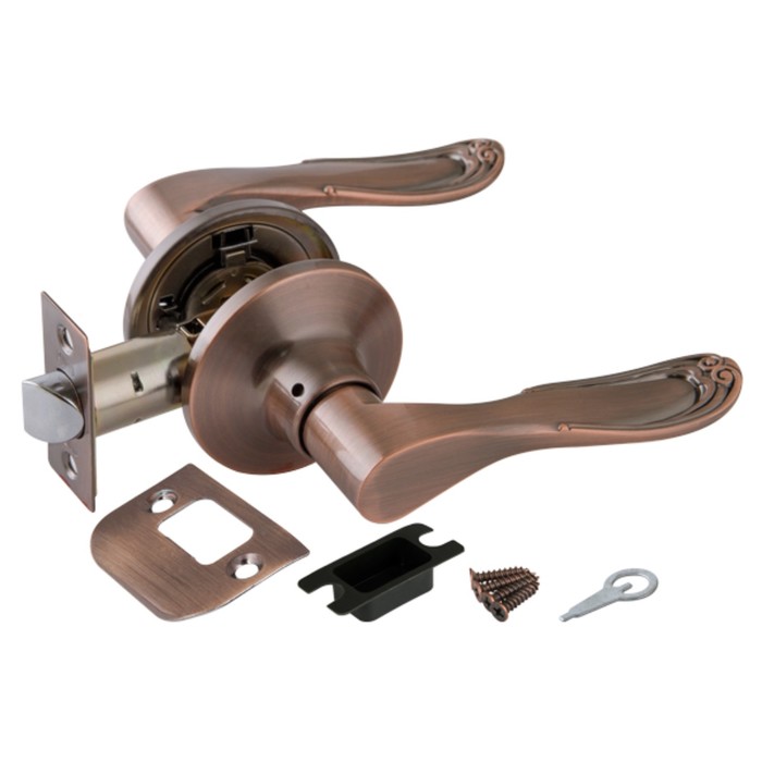 Ручка защелка Punto 6030 AC-P, без фиксатора, цвет медь