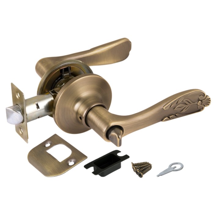 Ручка защелка Punto 6033 MAB-B, с фиксатором, цвет матовая бронза