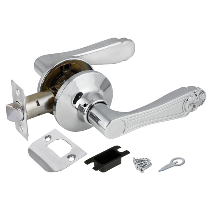 Ручка защелка Punto 6037 CP-P, без фиксатора, цвет хром