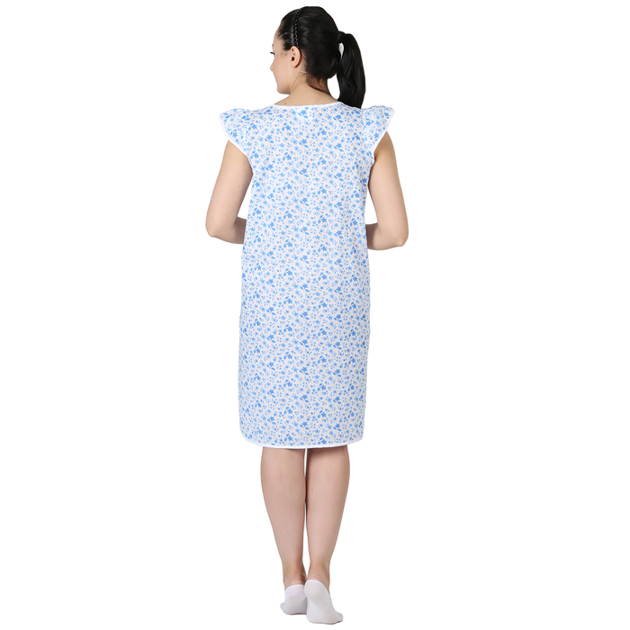 Сорочка женская Крыло 2 принт МИКС цвет белый, р-р 54