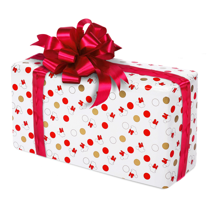 Бумага упаковочная глянцевая с фольгой "Минни Маус",70 х100 см