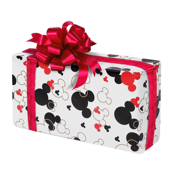 Бумага упаковочная глянцевая с фольгой "Микки Маус",70 х100 см