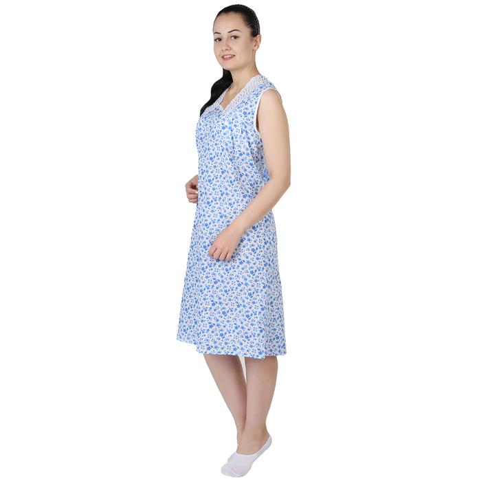 Сорочка женская Юлия принт МИКС цвет белый, р-р 60