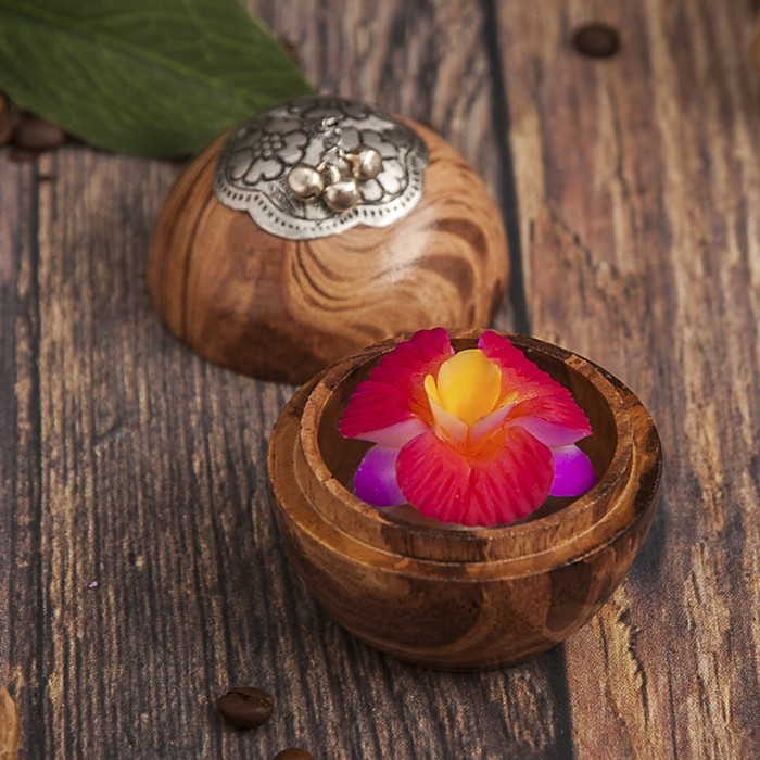 Аромамыло в шкатулке "Цветок" 6.5х6,5х6 см