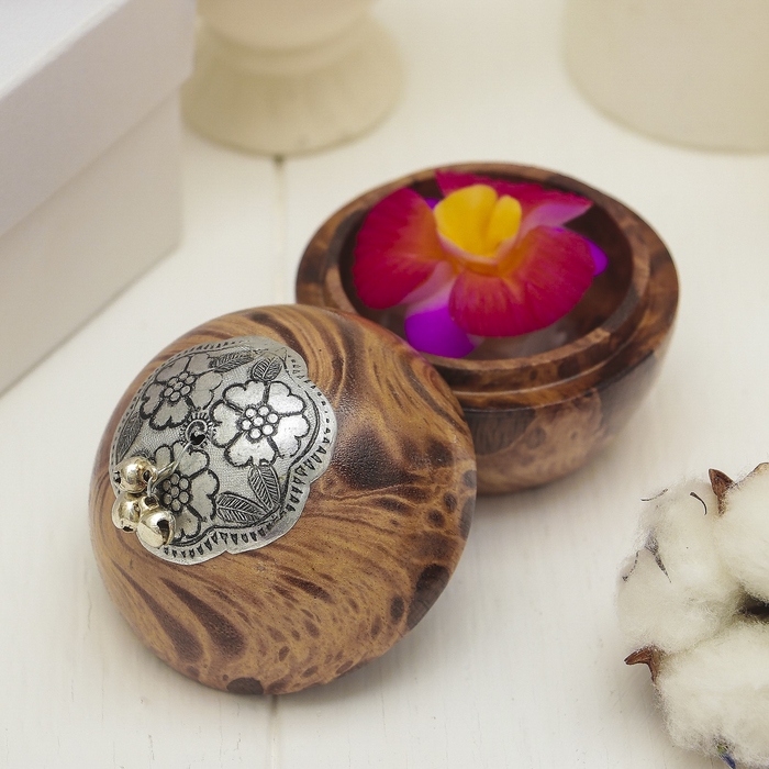 Аромамыло в шкатулке "Цветок" 6.5х6,5х6 см