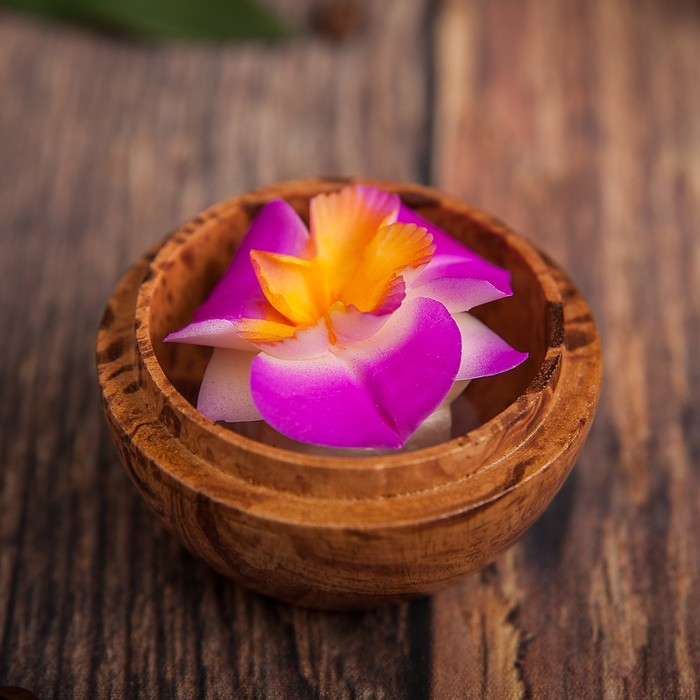 Аромамыло в шкатулке "Цветы" 6.5х6,5х6 см