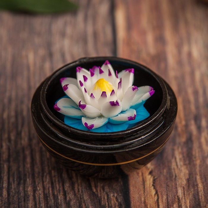 Аромамыло в шкатулке "Клумба цветов" 6.5х6,5х6 см