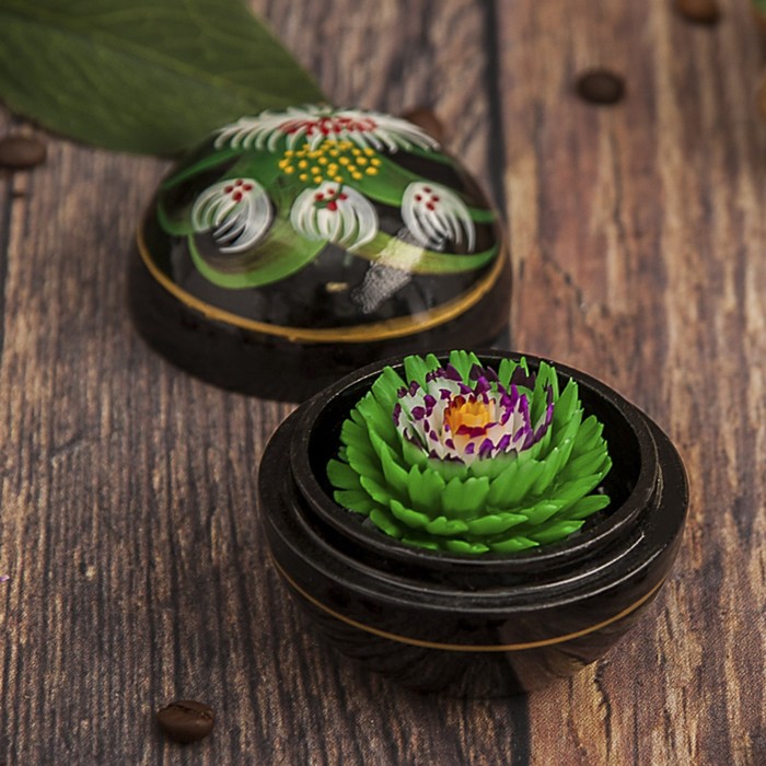 Аромамыло в шкатулке "Цветы мечты" 6.5х6,5х6 см