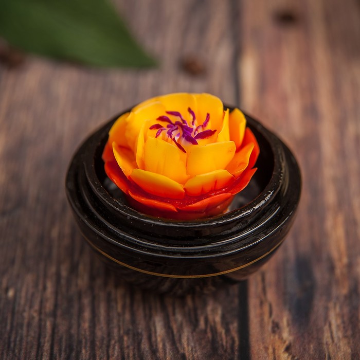 Аромамыло в шкатулке "Деревушка на юге" 6.5х6,5х6 см