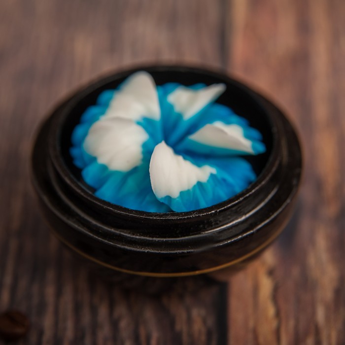 Аромамыло в шкатулке "Цветы рая" 6.5х6,5х6 см