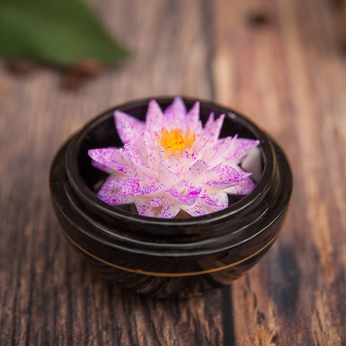 Аромамыло в шкатулке "Фиолетовый всплеск" 6.5х6,5х6 см