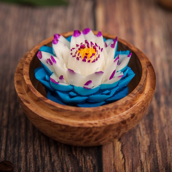 Аромамыло в шкатулке "Белая жизнь" 8х8х7 см