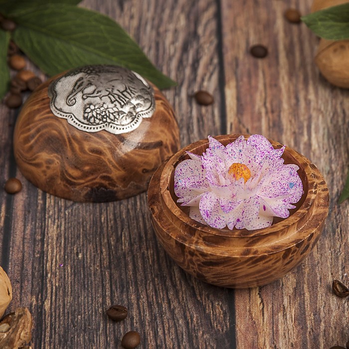 Аромамыло в шкатулке "Нежность" 8х8х7 см