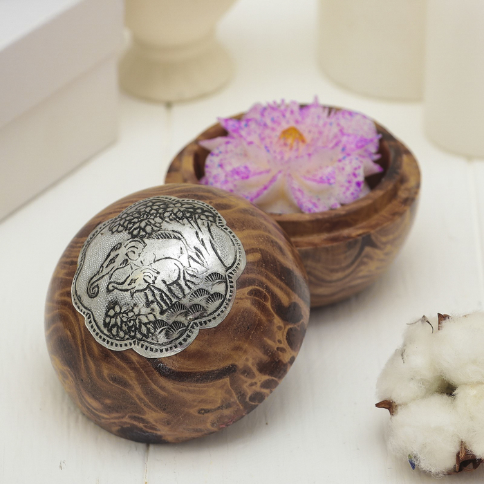 Аромамыло в шкатулке "Нежность" 8х8х7 см