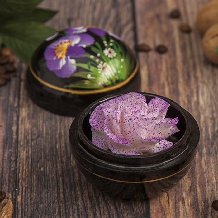 Аромамыло в шкатулке "Лёгкость" 8х8х7 см