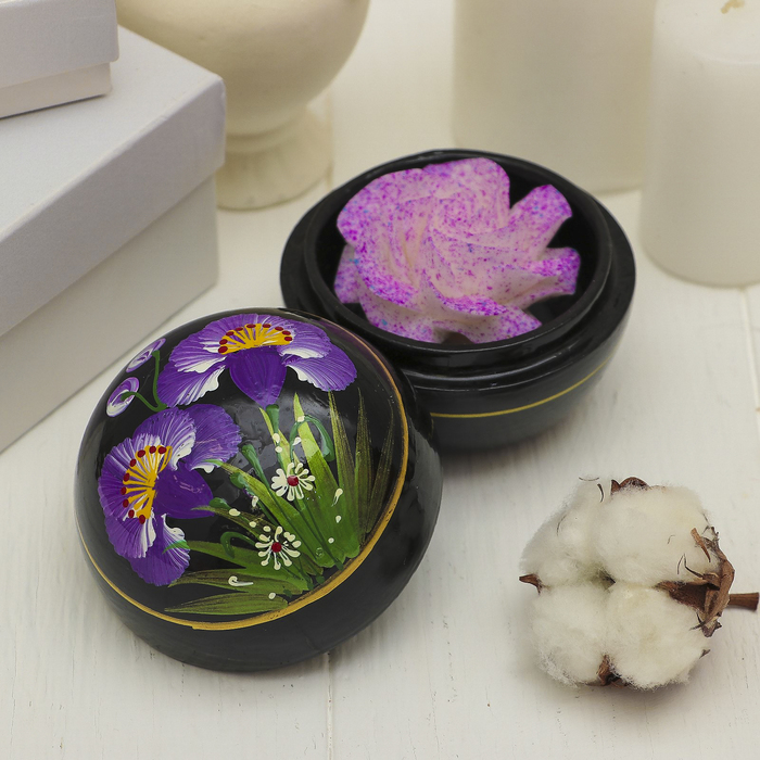 Аромамыло в шкатулке "Лёгкость" 8х8х7 см