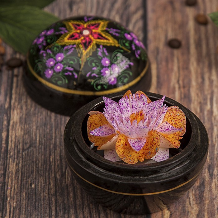 Аромамыло в шкатулке "Небесный узор" 8х8х7 см