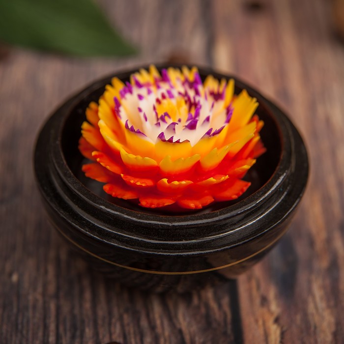 Аромамыло в шкатулке "Солнце" 8х8х7 см