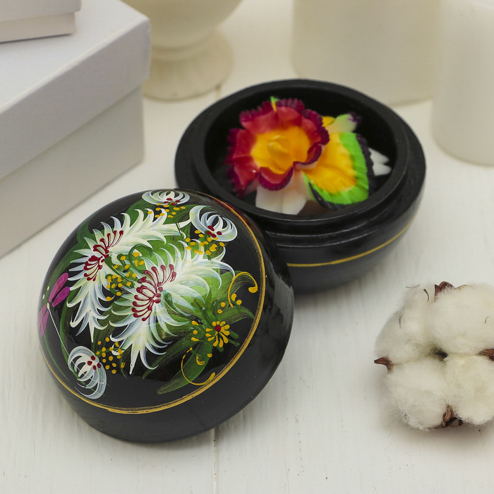 Аромамыло в шкатулке "Воздушный поцелуй" 8х8х7 см