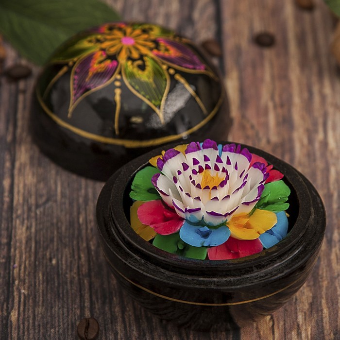 Аромамыло в шкатулке "Калейдоскоп" 8х8х7 см