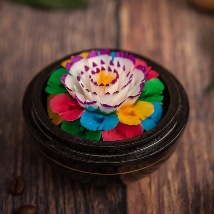 Аромамыло в шкатулке "Калейдоскоп" 8х8х7 см