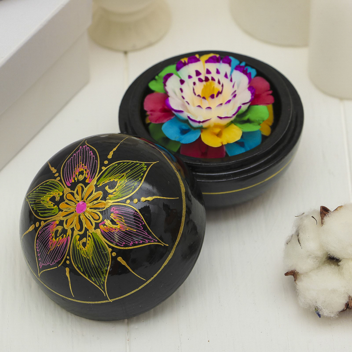 Аромамыло в шкатулке "Калейдоскоп" 8х8х7 см