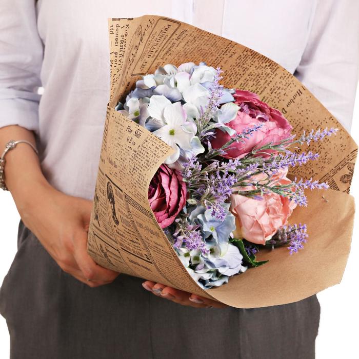 Бумага крафт в рулоне «Газеты», 0,7 х 8 м