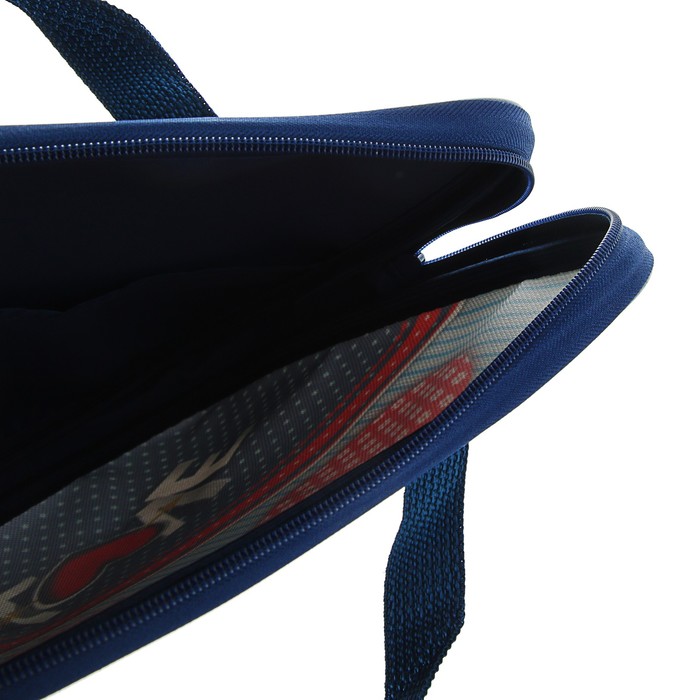 Папка с ручками текстиль А4 45мм 350*265 ПМД 2-20 дев "Сердечки микс" (ручка-тесьма) 53703