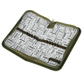 

Пенал 1 секция, 110 х 190 мм, ламинированный картон, «Оникс», ПКК 03- 5, «Перья хаки»
