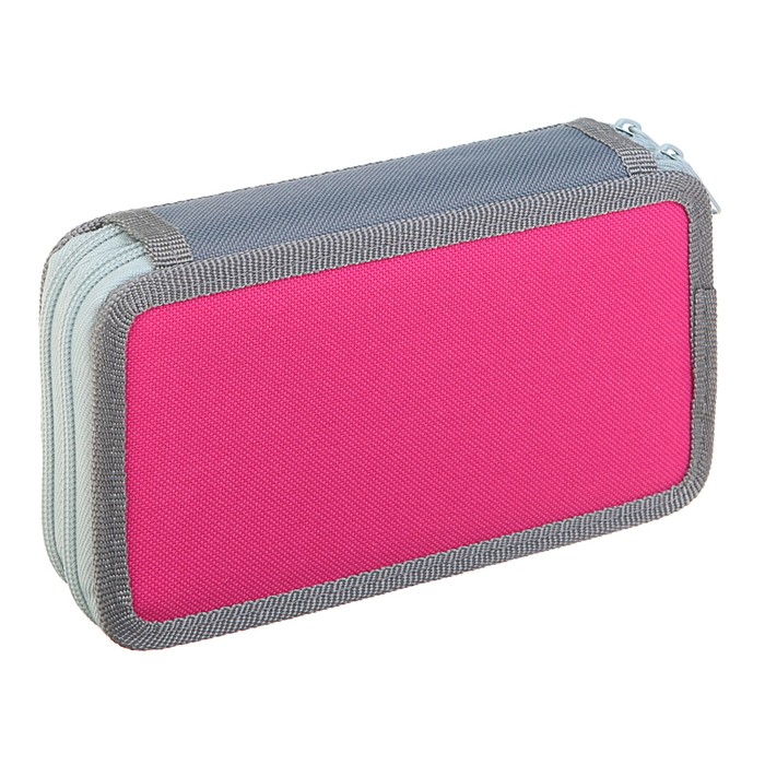 Пенал 2 секции 110*190 ткань ПКТ 11-42 "Розовый-серый" 56325