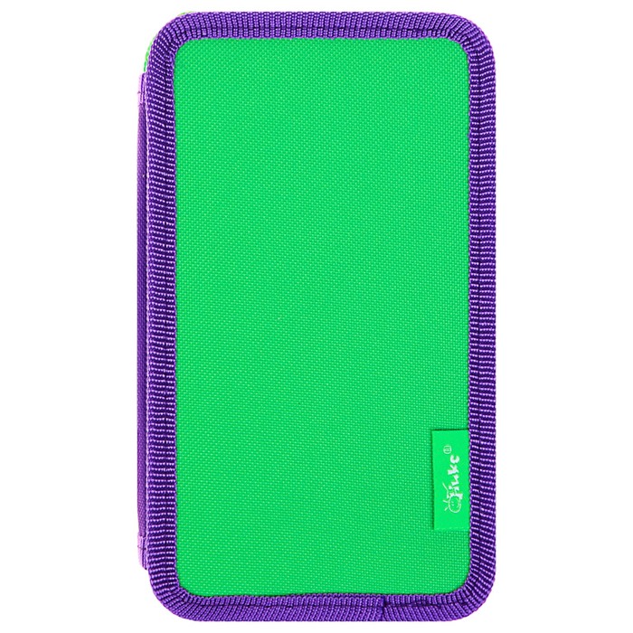 Пенал 2 секции 110*190 ткань ПКТ 11-42 "Салатовый-фиолетовый" 56326