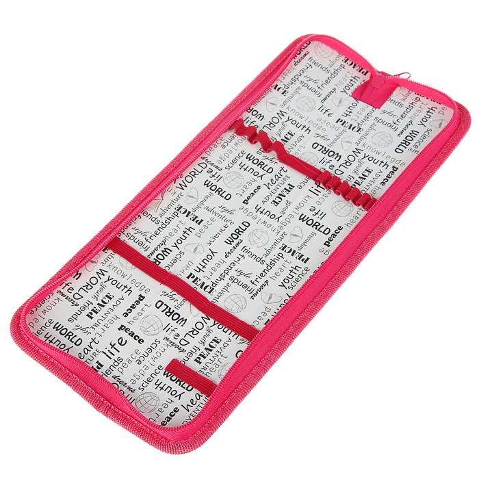 Пенал для кистей 340*70 лам.карт ПКК 08-5 дев "Цветы калейдоскоп" 57124