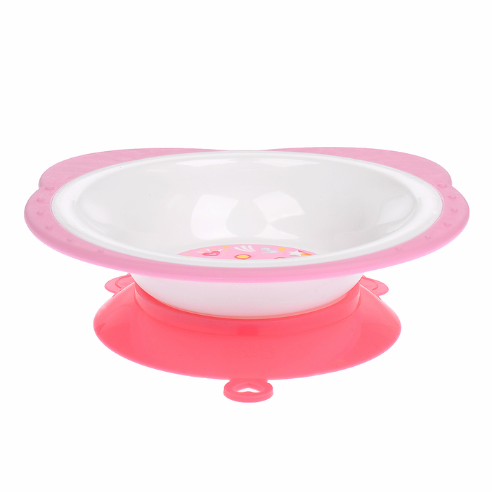 Набор детской посуды «Волшебная принцесса», 3 предмета: тарелка на присоске 250 мл, ложка, вилка, от 5 мес.