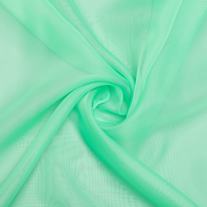 Тюль "Этель" 145*270 цв. мятный, вуаль, 100% п/э