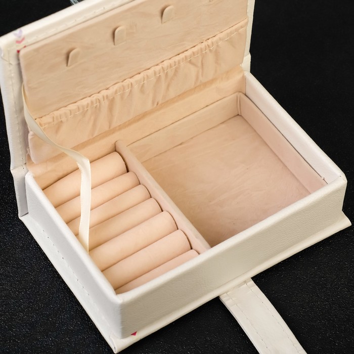 Шкатулка кожзам для украшений "Ловец снов" 4,5х15,5х10,5 см