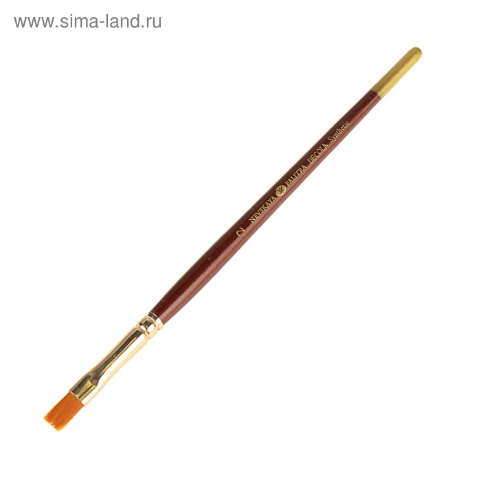 

Кисть becola № 2, синтетика, плоская, b=6.5 мм
