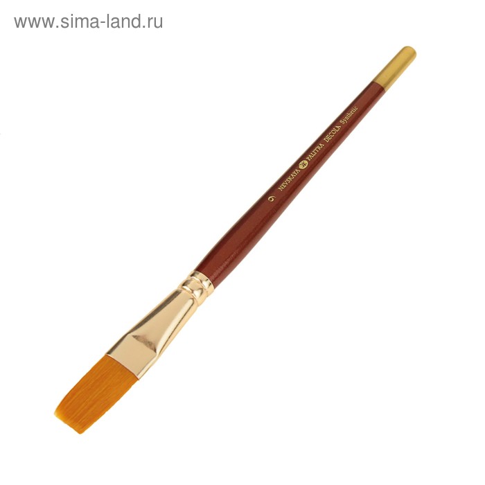 

Кисть becola № 9, синтетика, плоская, b=14 мм